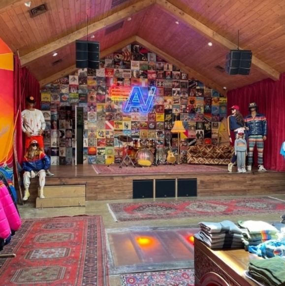 🐨 Aviator Nation Gray Striped Drawstring Sweatpants Juniors L - Picture 4 of 13